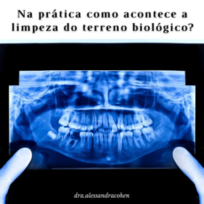 Na prática como acontece a limpeza do terreno biológico?