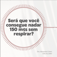 Será que você consegue nadar 150mts sem respirar?